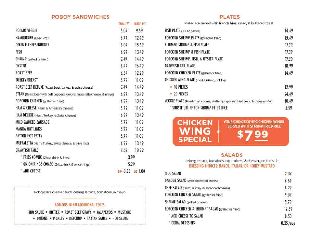 PoBoy USA Menu image 1